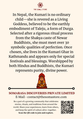 Kumari – The Living Goddess of Nepal (A5 Notepad) | Divine Grace in Ink