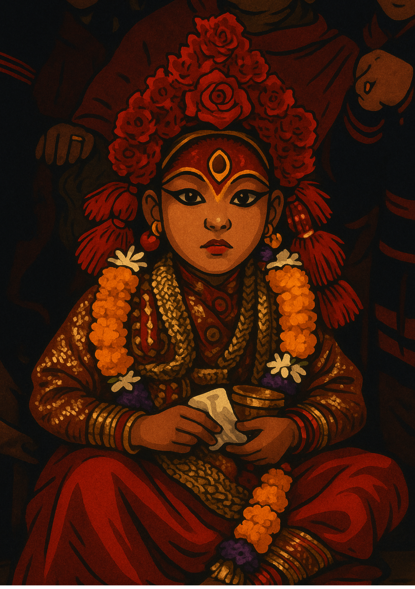 Kumari Devi of Nepal Notepad (A5 Size) – A Journal of Living Divinity