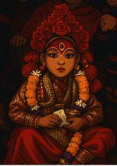 Kumari Devi of Nepal Notepad (A5 Size) – A Journal of Living Divinity
