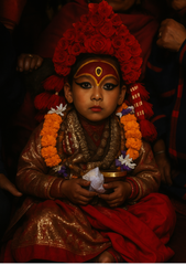 Living Goddess Kumari – Divine Power in Flesh (A5 Notepad)