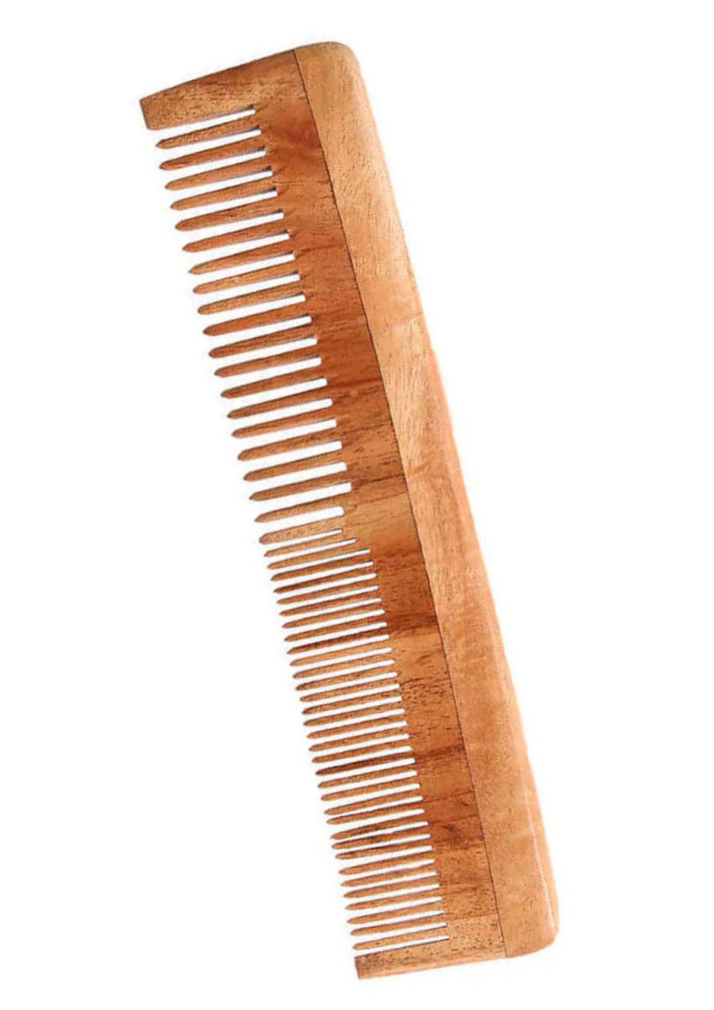 Dual Lily Neem Wood Comb