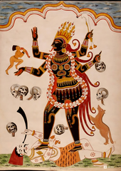 The Tantric Kali – Black Goddess of Liberation (A3 Poster)