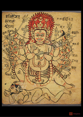 Bhairava – The Fierce Guardian of Wisdom and Liberation (A3 Poster)