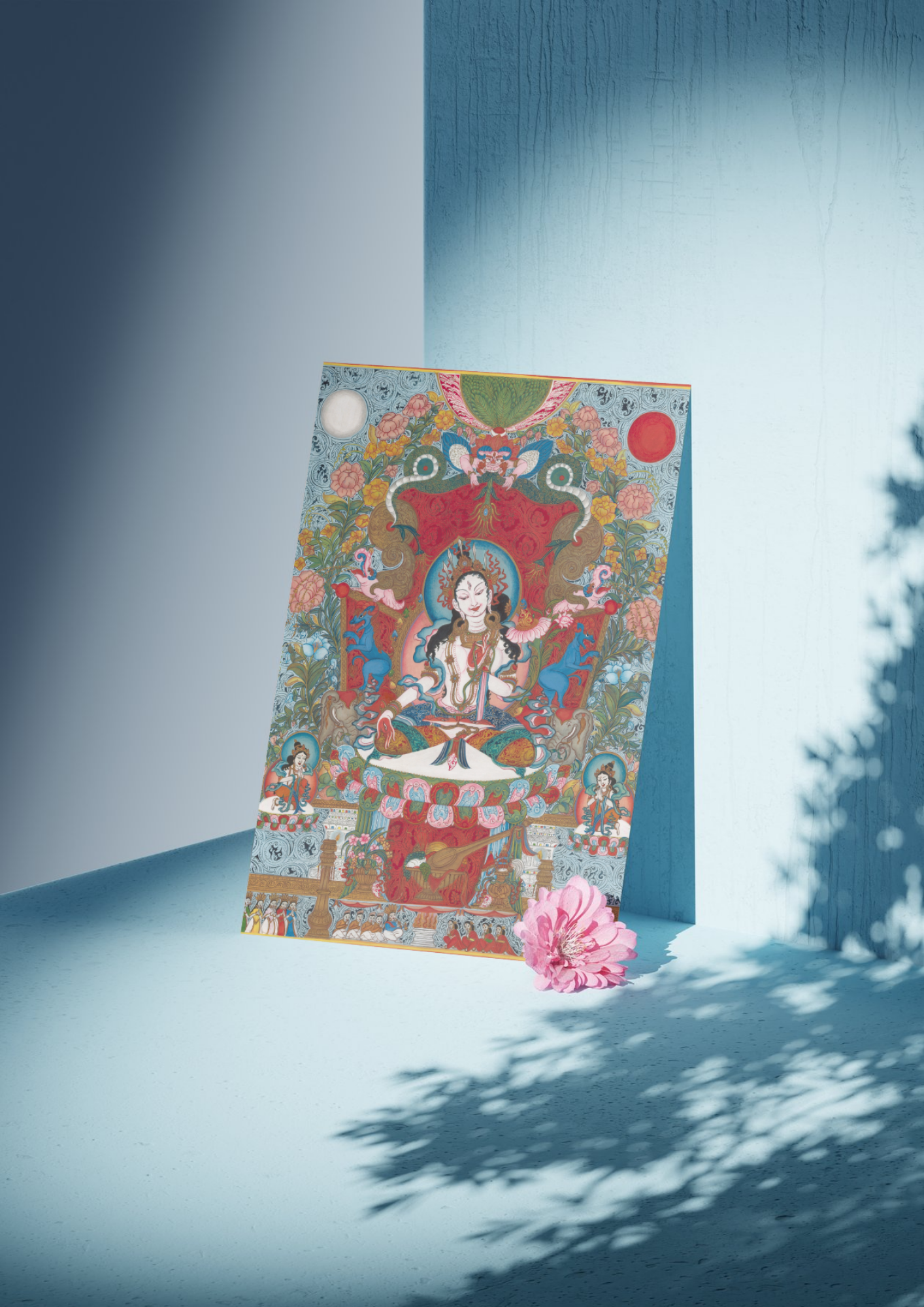 White Tara – The Goddess of Compassion and Longevity (A3 Poster)