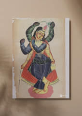 Krishnakali – Kalighat Painting Reprint (A3 Poster)