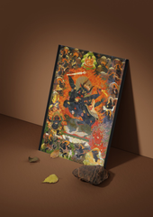Yama Dharmaraja – The Lord of Death & Dharma (A3 Poster)