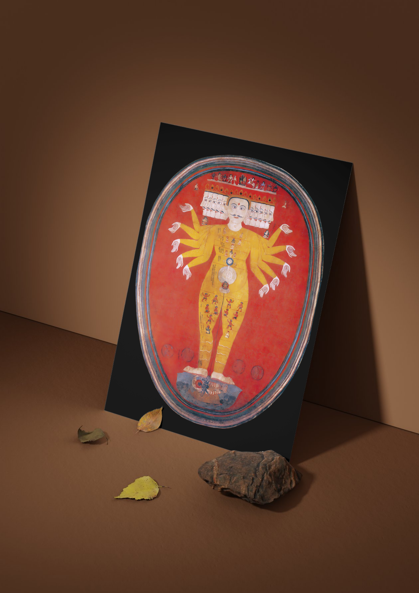 Vishnu in His Cosmic Form – Virat Purusha of the Universe (A3 Poster)