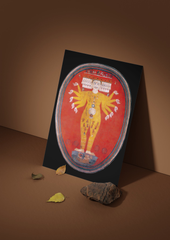 Vishnu in His Cosmic Form – Virat Purusha of the Universe (A3 Poster)