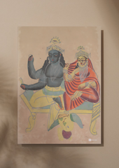 Vishnu and Lakshmi – Divine Union (A3 Poster)