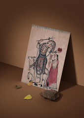 Shiva with Nandi & Parvati – The Eternal Ascent (A3 Poster)