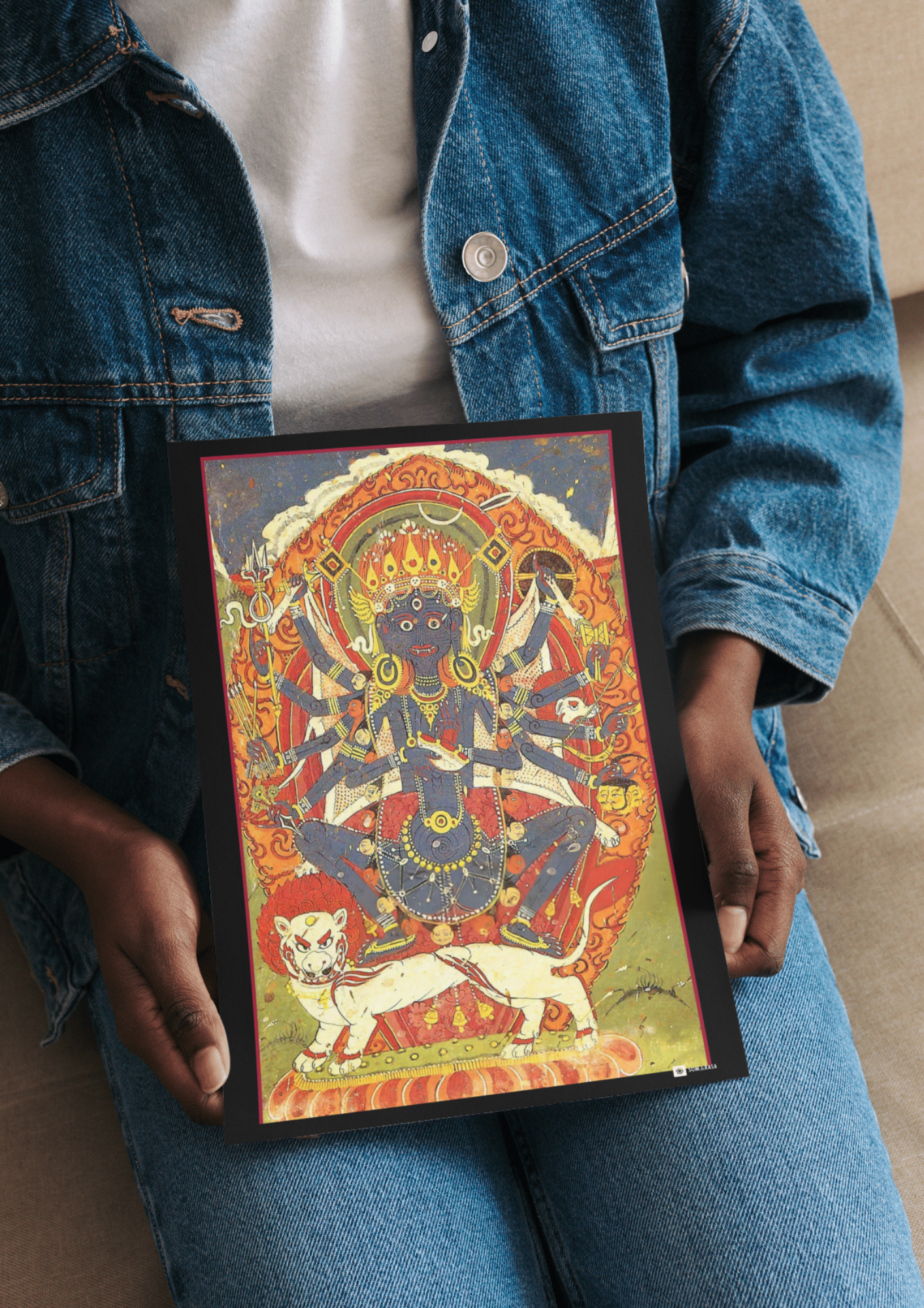 Goddess Kali – The Flaming Force of Liberation (A3 Poster)