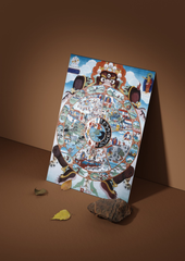 The Wheel of Life – Samsara & Liberation (A3 Poster)