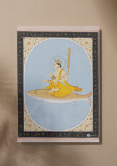Vishnu as Matsya – The Fish Incarnation of Preservation (A3 Poster)