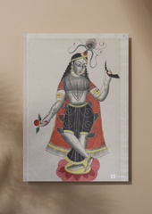Balarama Dancing – Kalighat Painting Reprint (A3 Poster)