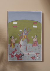 Vishnu Rising from the Matsya Avatar (A3 Poster)
