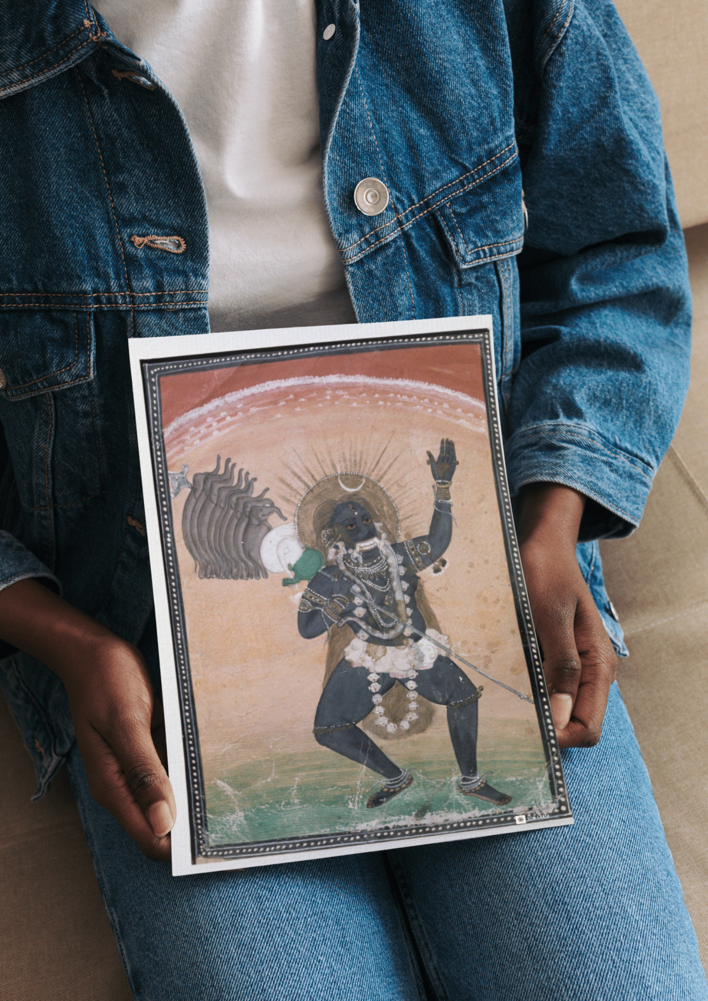 Goddess Kali – The Fierce Smile of Liberation (A3 Poster)
