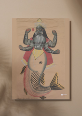 Matsya – The Fish Avatara of Vishnu (A3 Poster)