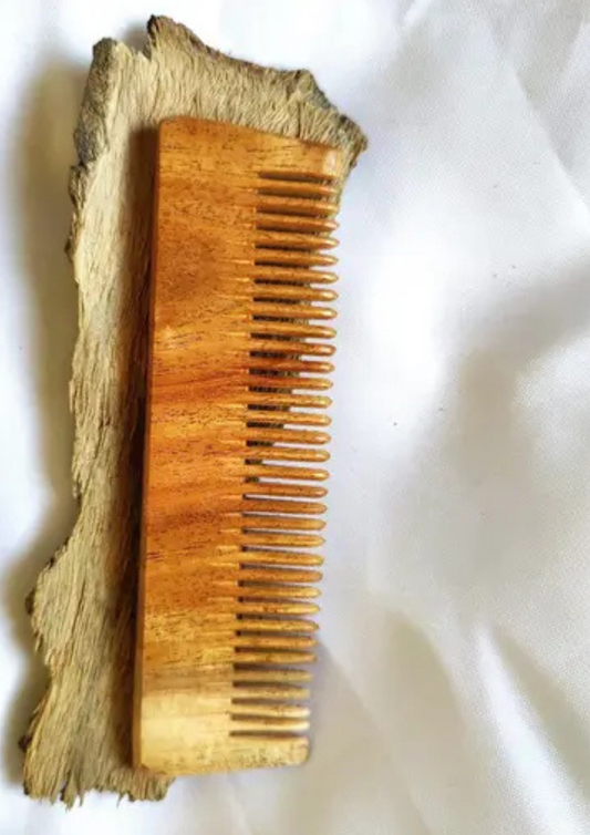 Pocket Neem Wood Comb