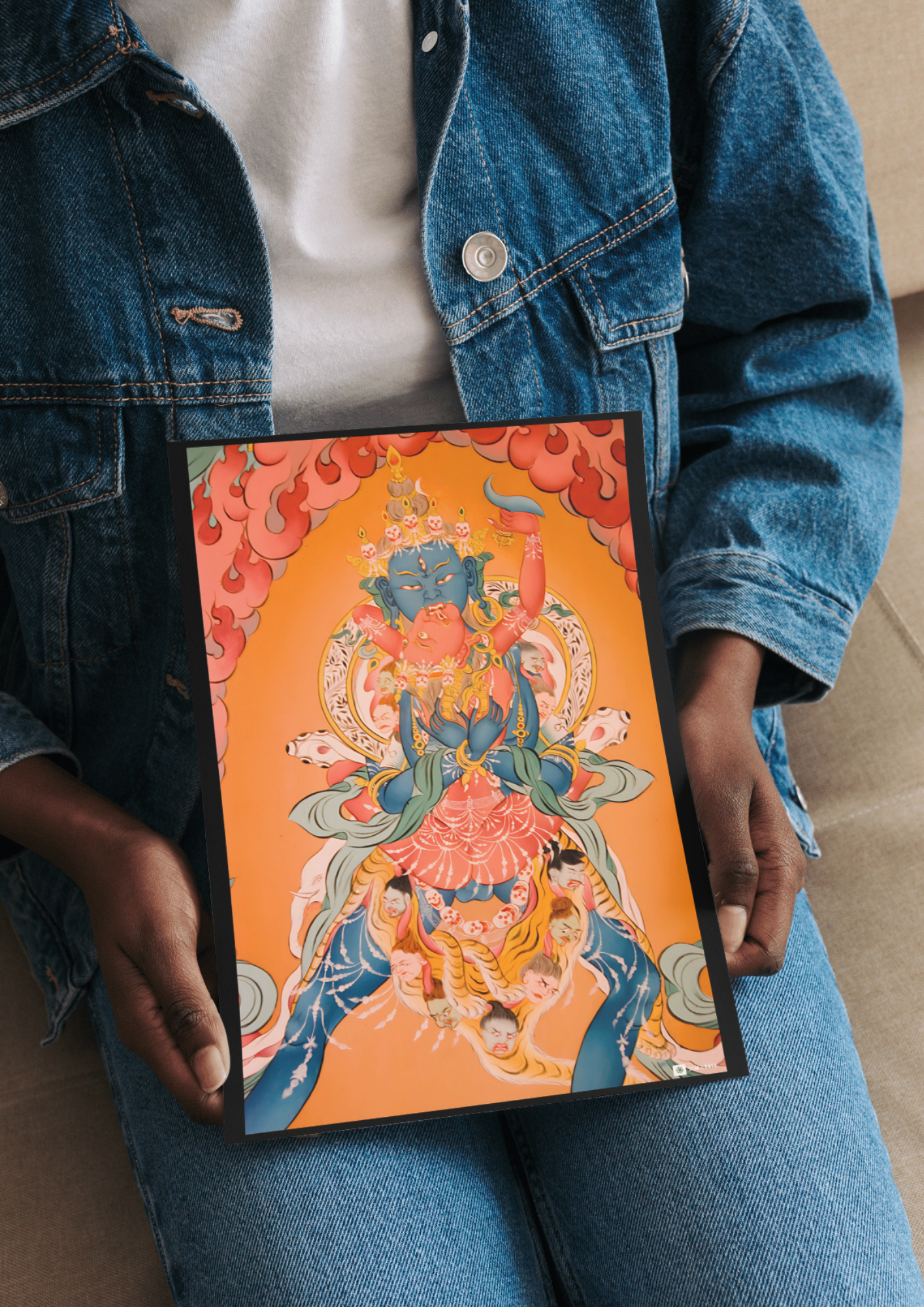 Yab Yum Union – Tantric Deity & Consort (A3 Poster)