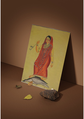 Brahmani – Kalighat Painting Reprint (A3 Poster)