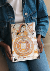 Devi with Yogini Chakra – Tantric Shakti Mandala (A3 Poster)