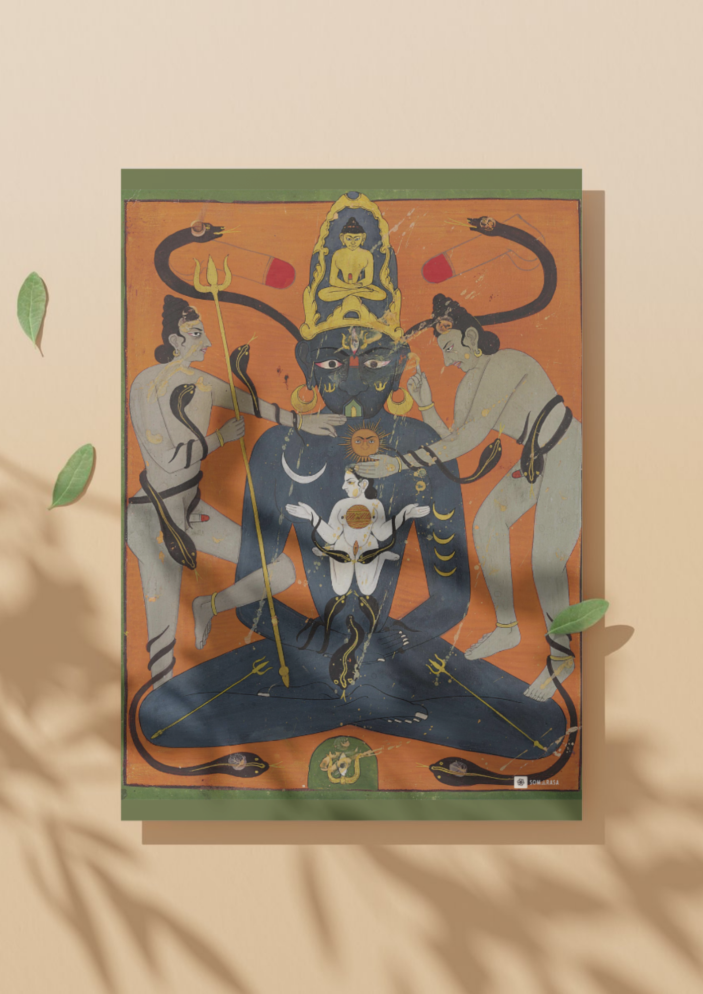 Kundalini Awakening – Tantric Energy Body (A3 Poster)