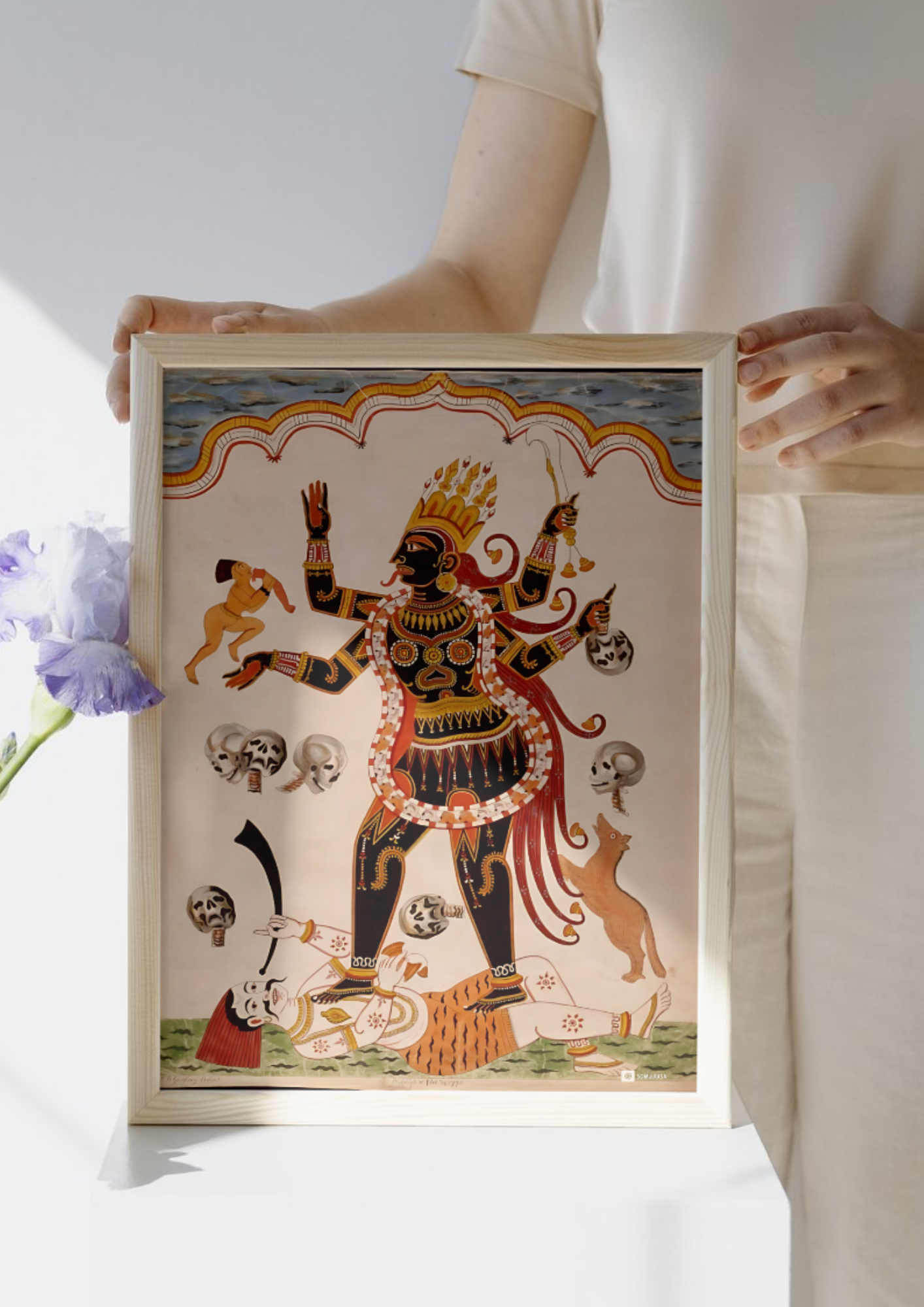 The Tantric Kali – Black Goddess of Liberation (A3 Poster)