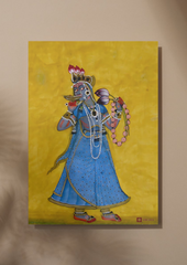 Goddess Bhadrakali – Basohli Painting Circa 1660–70 (A3 Poster)