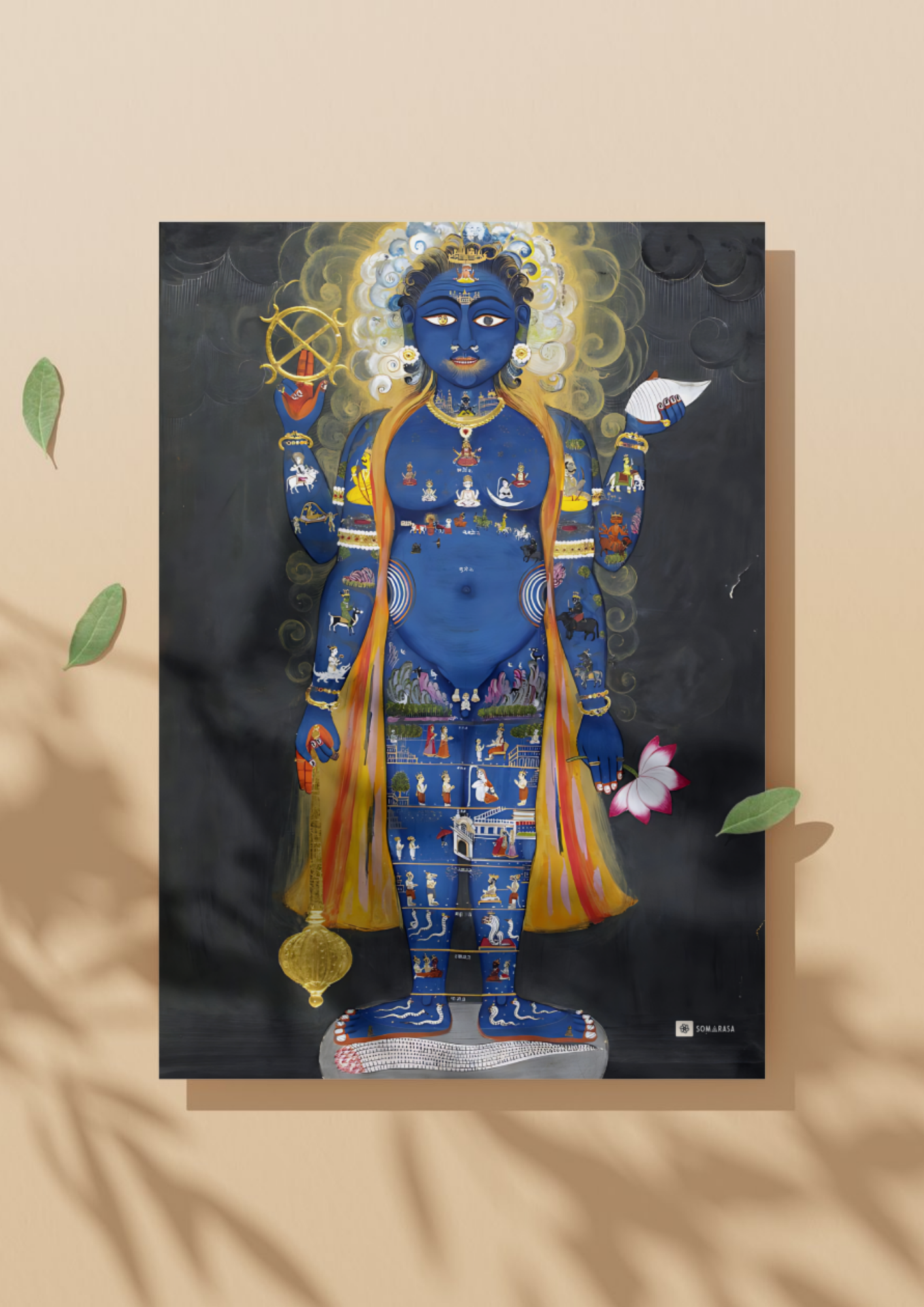 Vishnu as Vishvarupa – The Universal Form (A3 Poster)