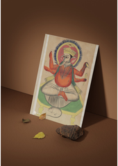 Ganesha – Kalighat Painting Reprint (A3 Poster)