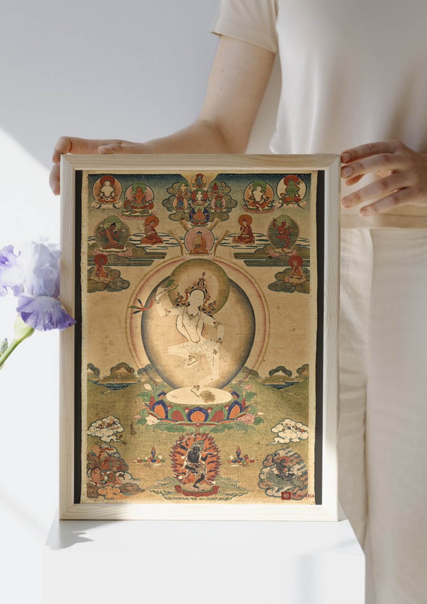 Machig Labdrön – The Yogini Who Danced with Shadows (A3 Poster)