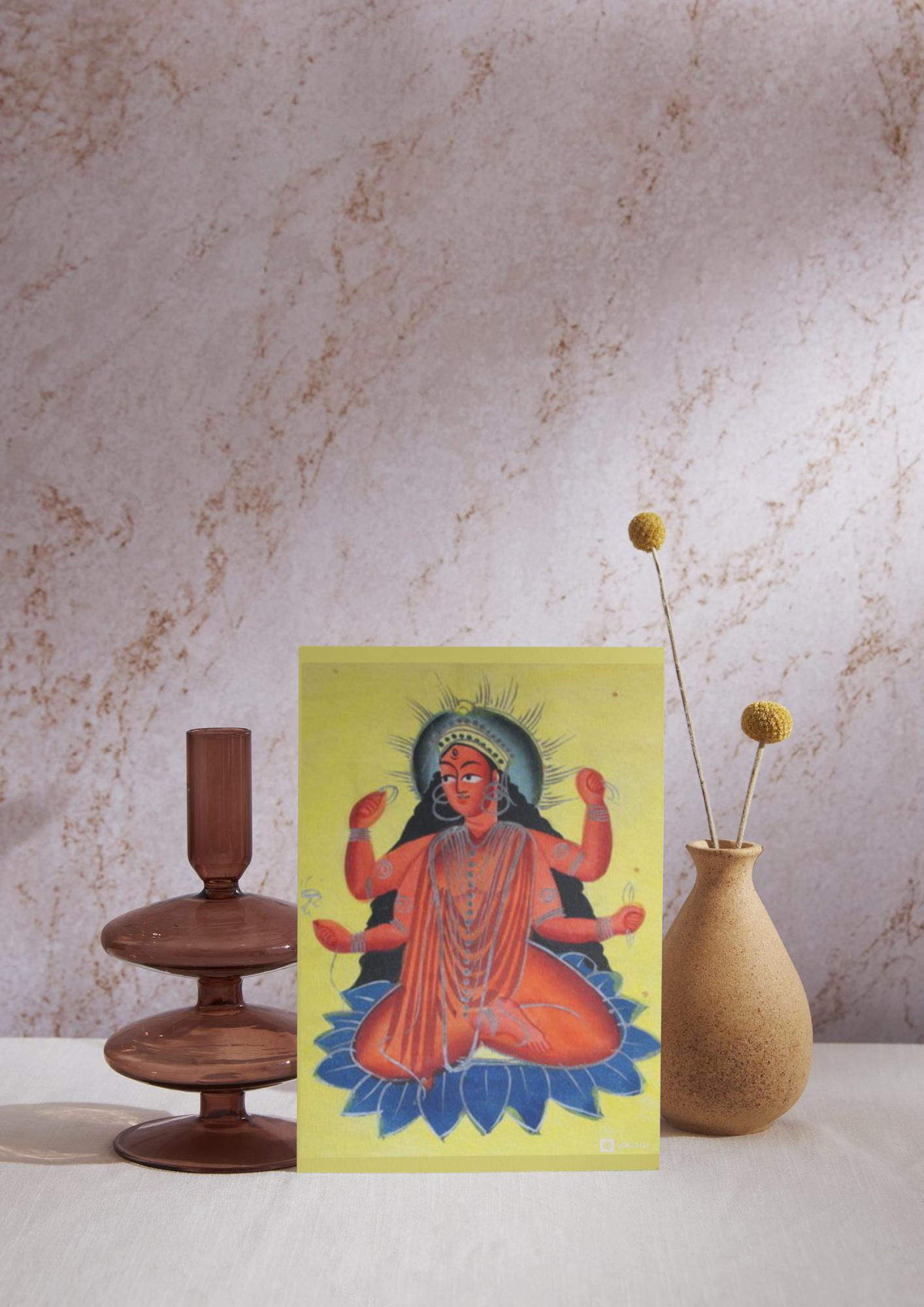 Matangi – Kalighat Painting Reprint (A3 Poster)