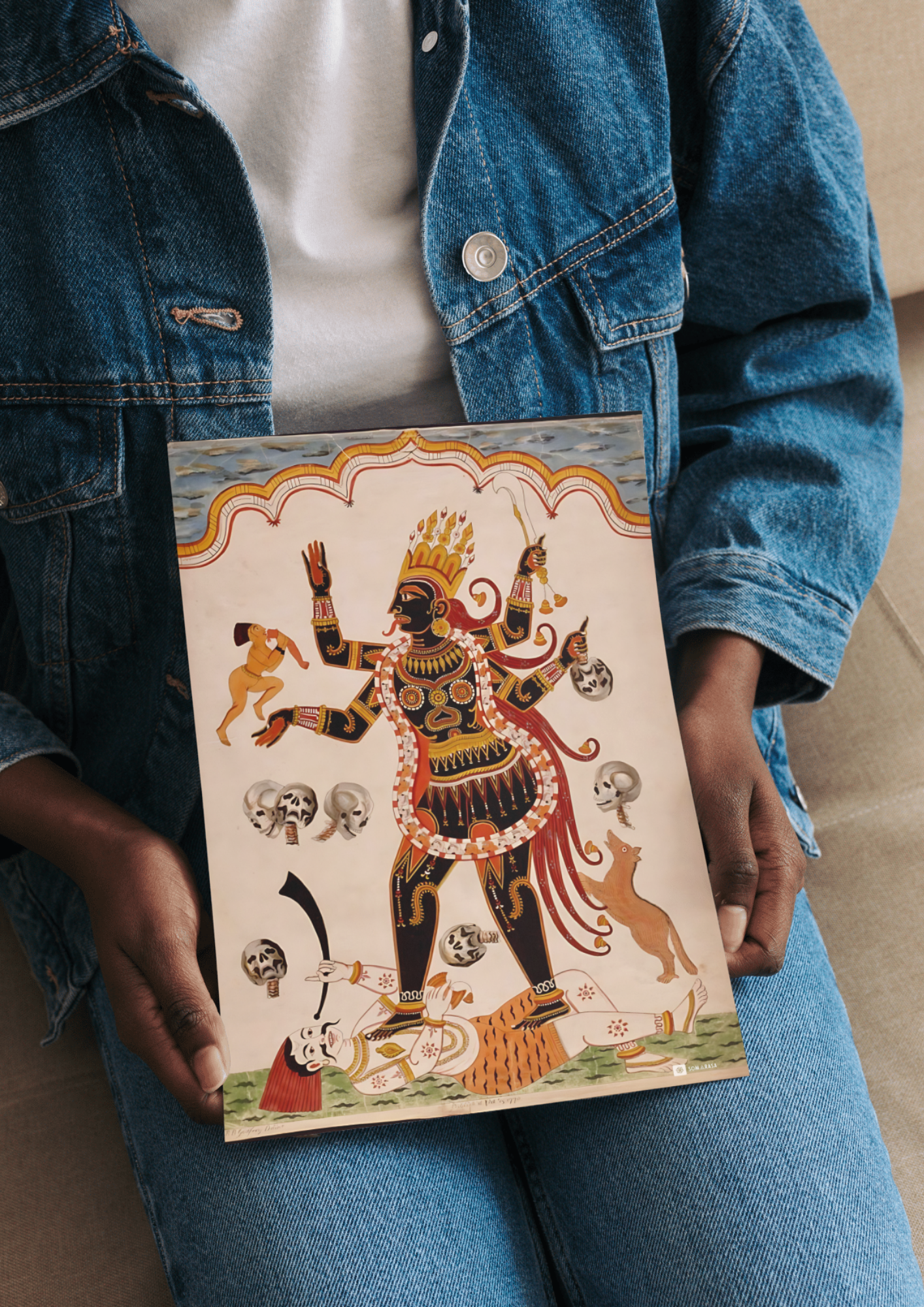 The Tantric Kali – Black Goddess of Liberation (A3 Poster)