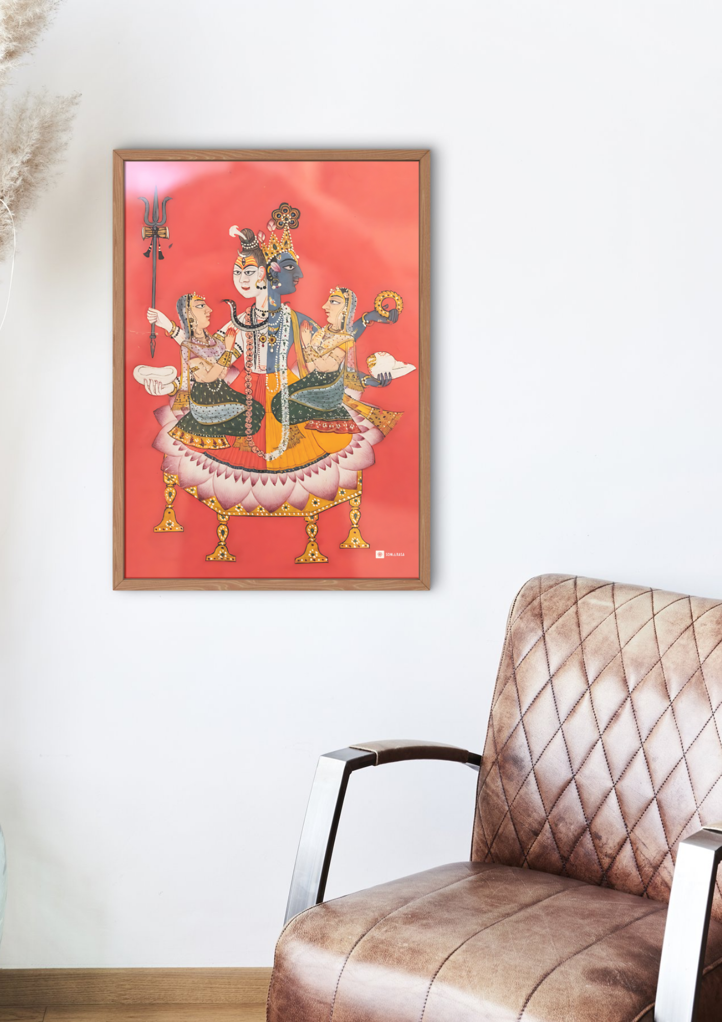 Harihara – The Cosmic Union of Vishnu and Shiva (A3 Poster)