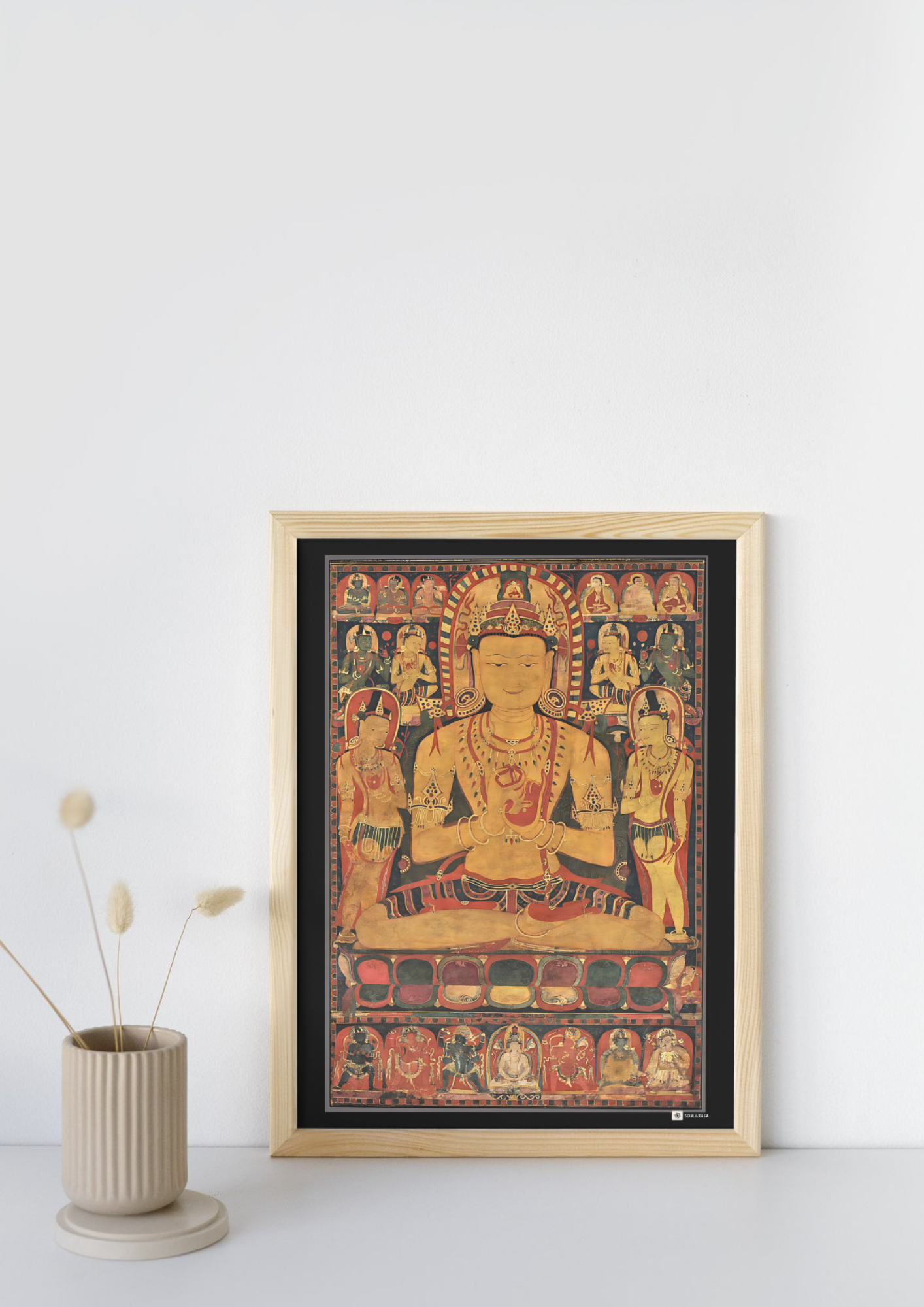 Vairochana as Vajrasattva – Embodiment of Enlightened Thunder (A3 Poster)