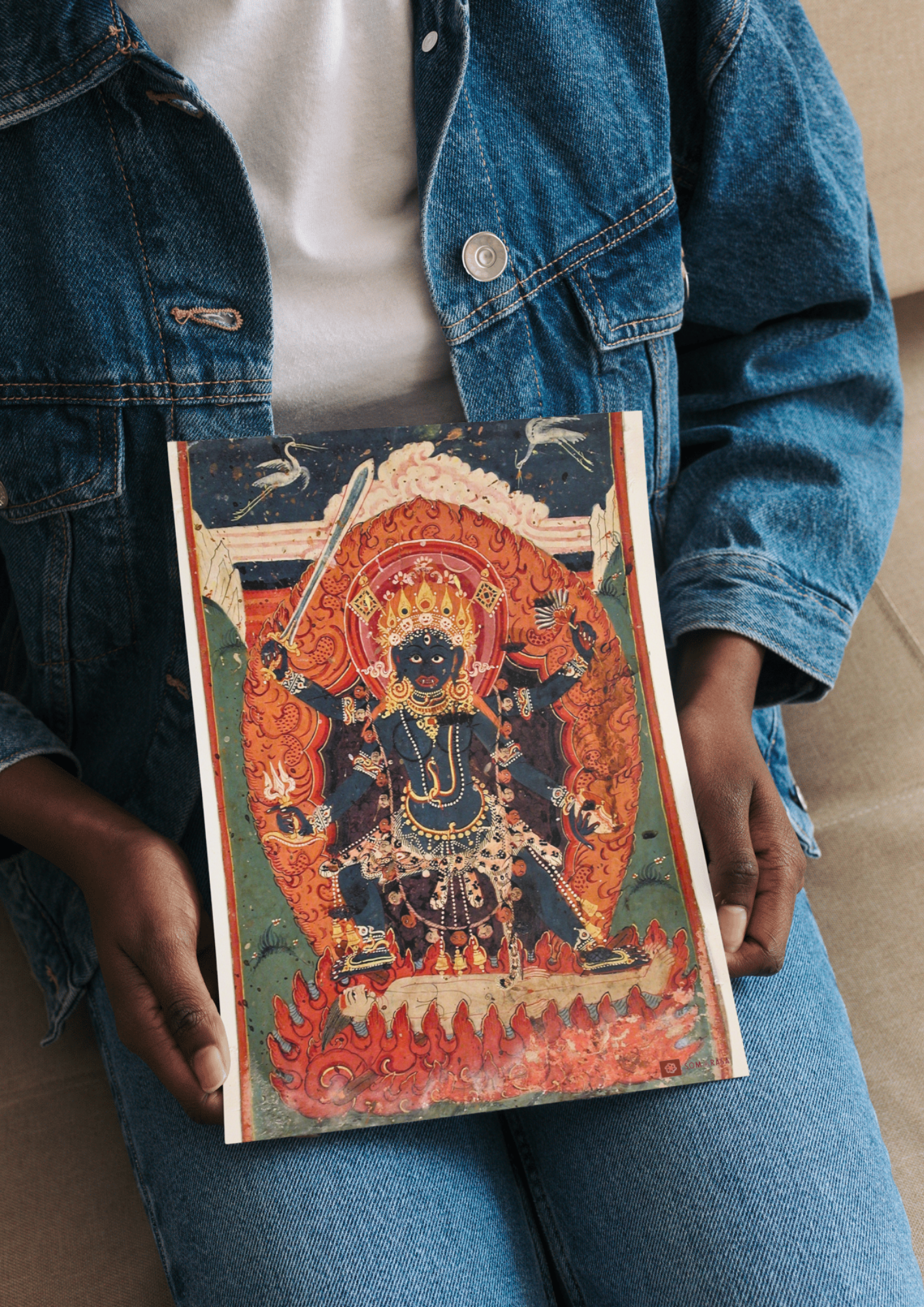 Ugratara – The Fierce Compassion of the Void (A3 Poster)