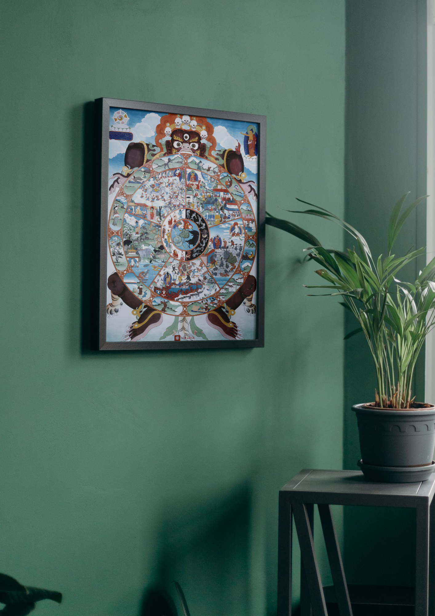 The Wheel of Life – Samsara & Liberation (A3 Poster)