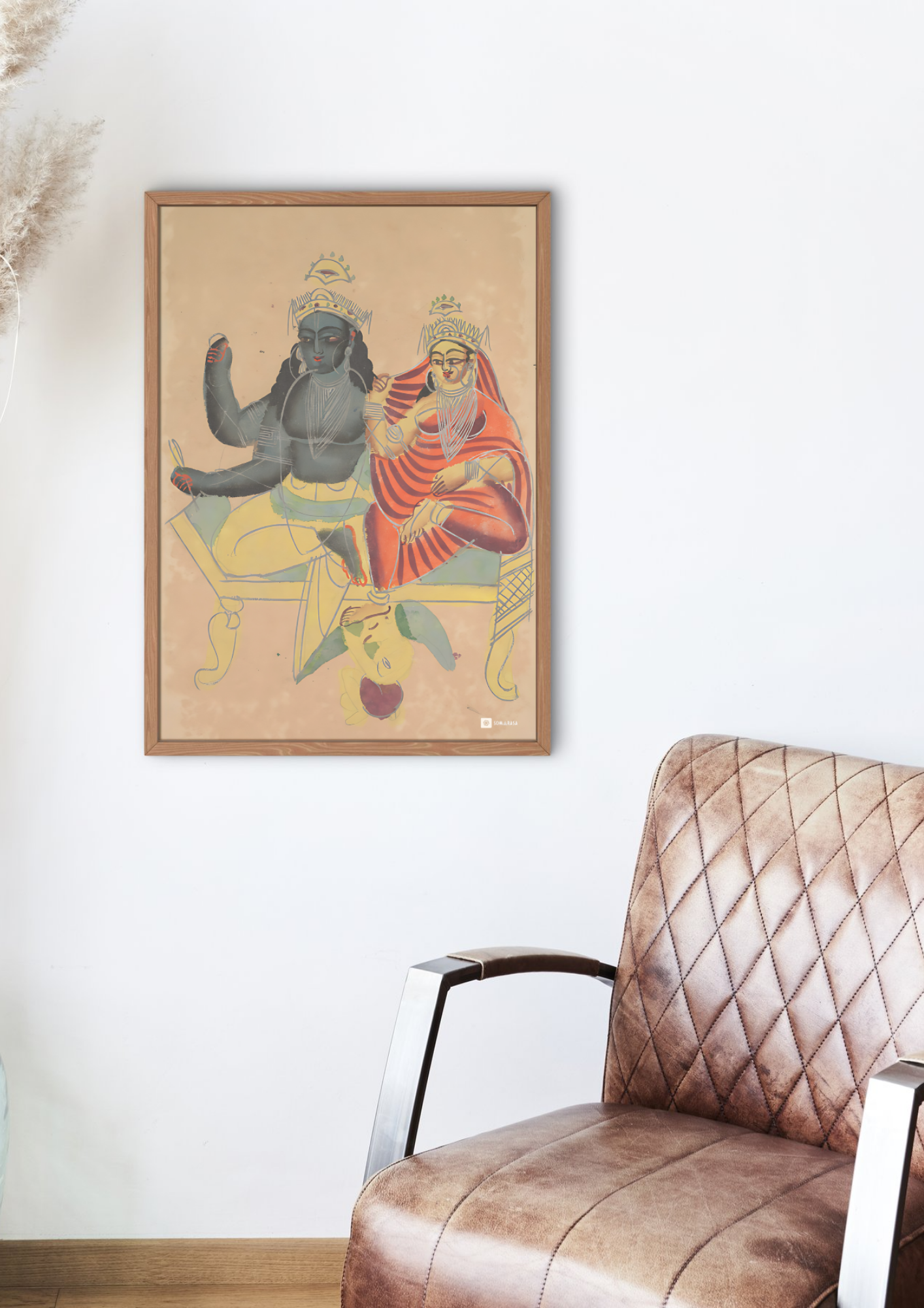 Vishnu and Lakshmi – Divine Union (A3 Poster)