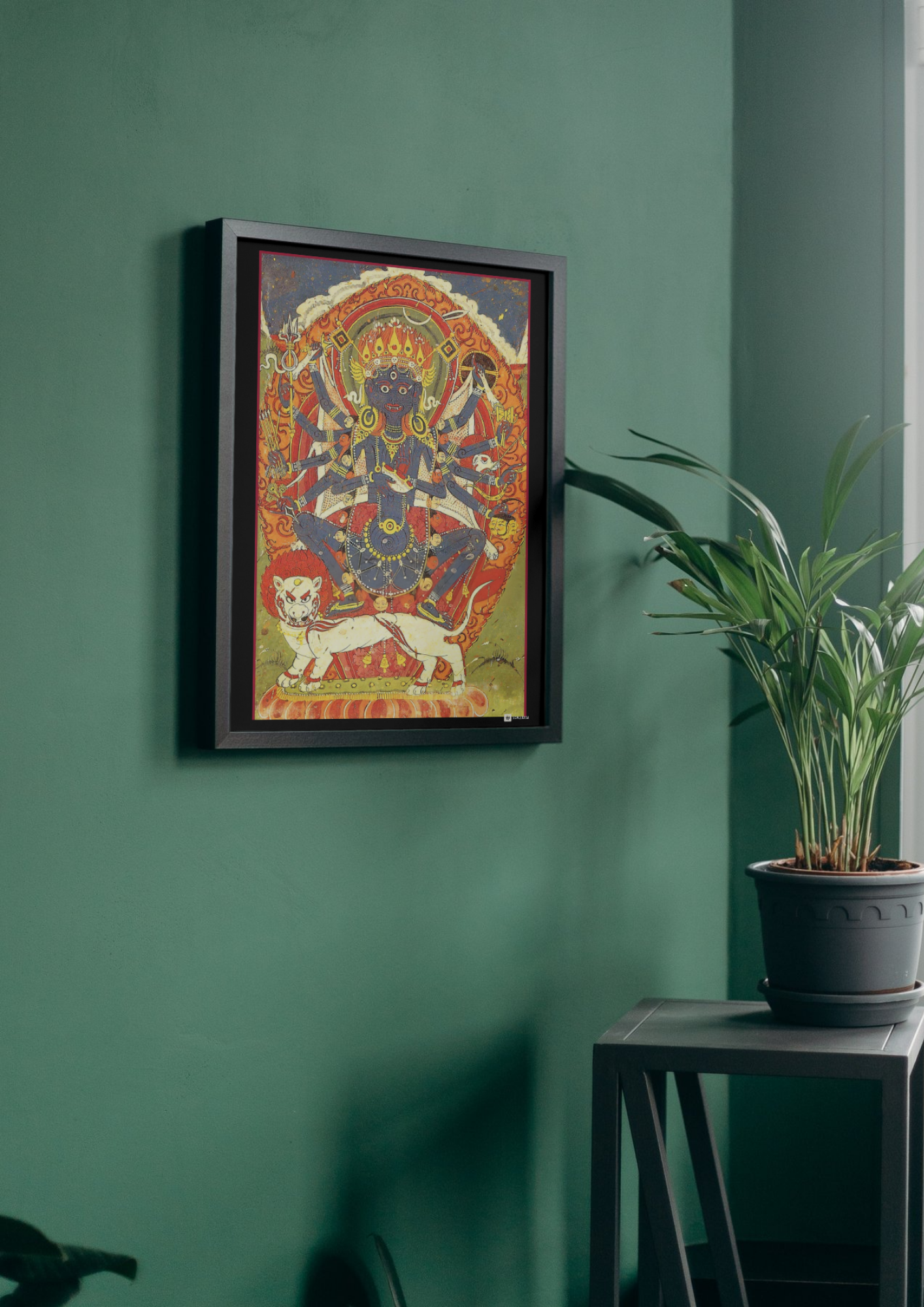 Goddess Kali – The Flaming Force of Liberation (A3 Poster)