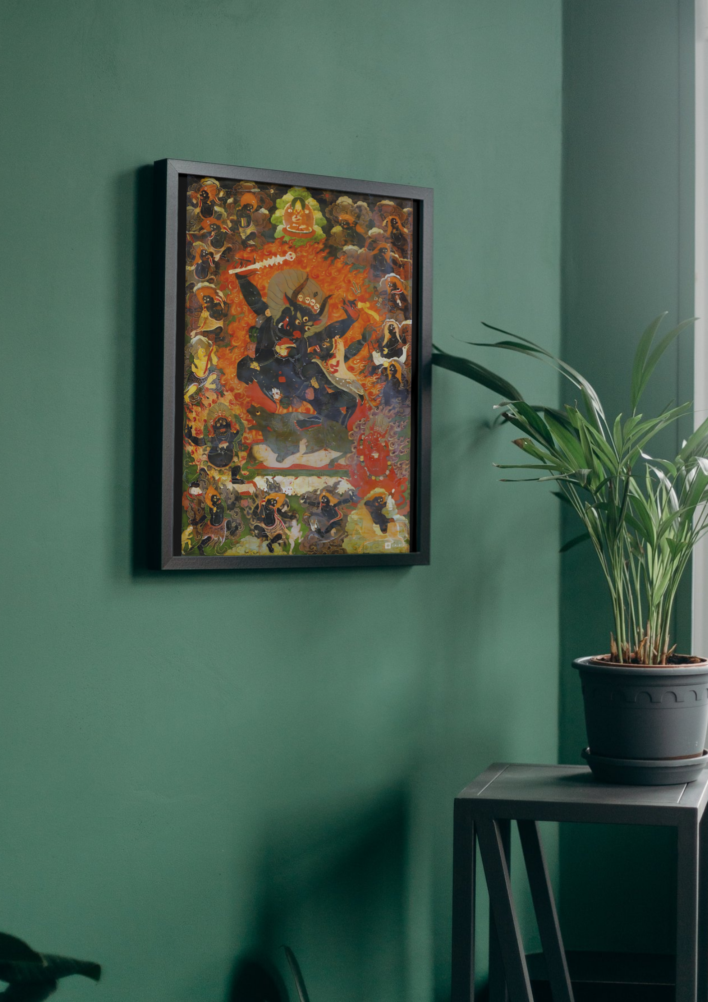 Yama Dharmaraja – The Lord of Death & Dharma (A3 Poster)
