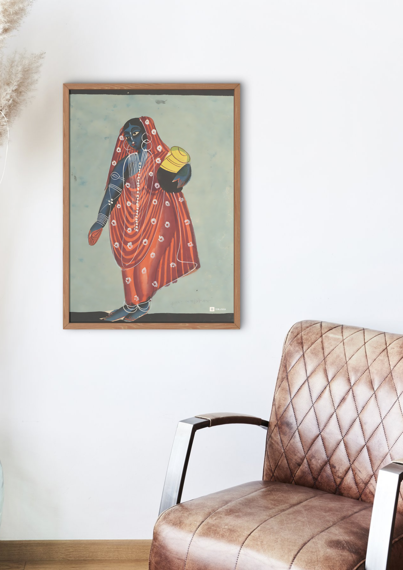 Mohini – Vishnu's Enchanting Form with the Nectar of Immortality (A3 Poster)