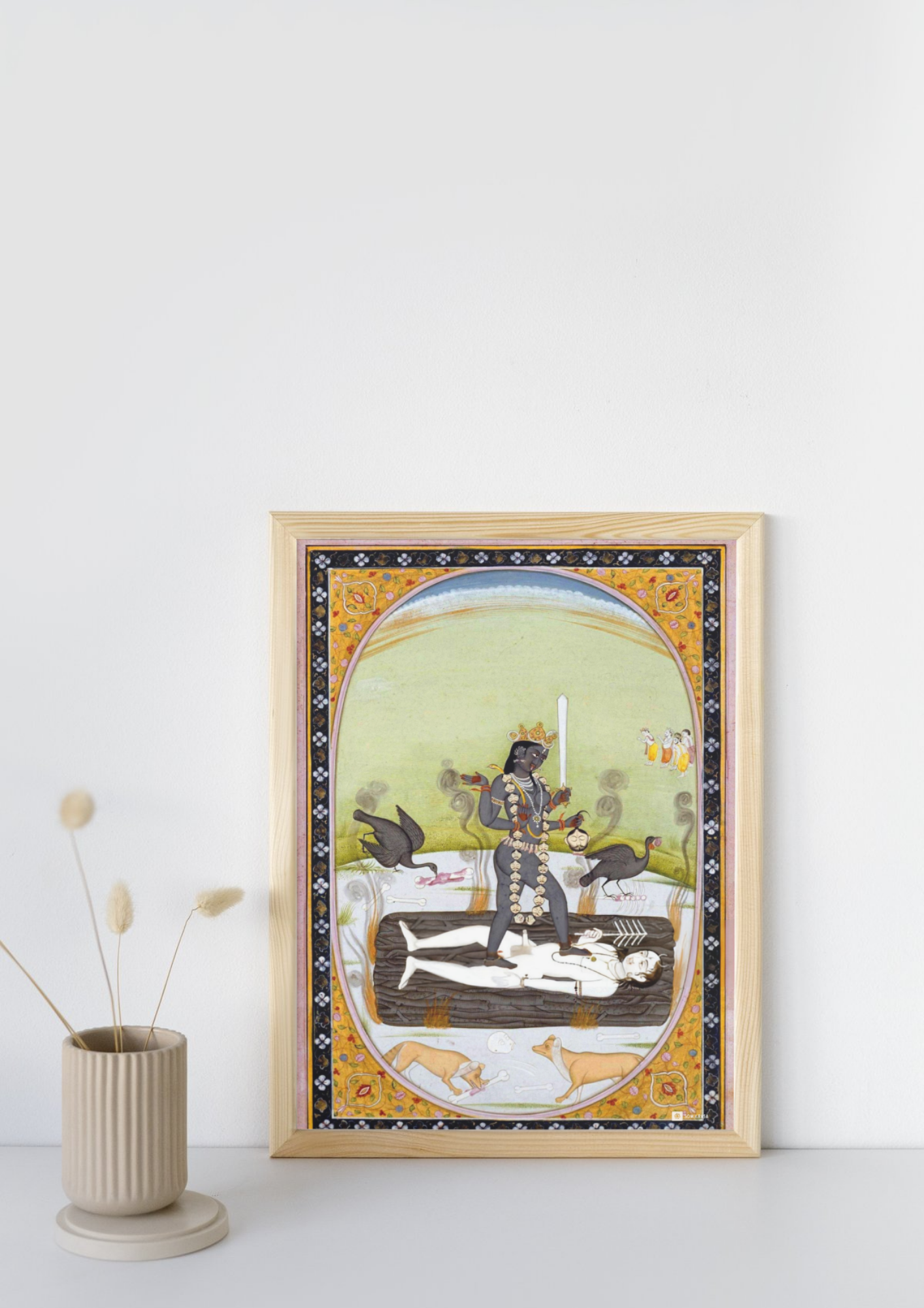 Kālī Standing Over Shiva – The Dance of Time and Transformation (A3 Poster)