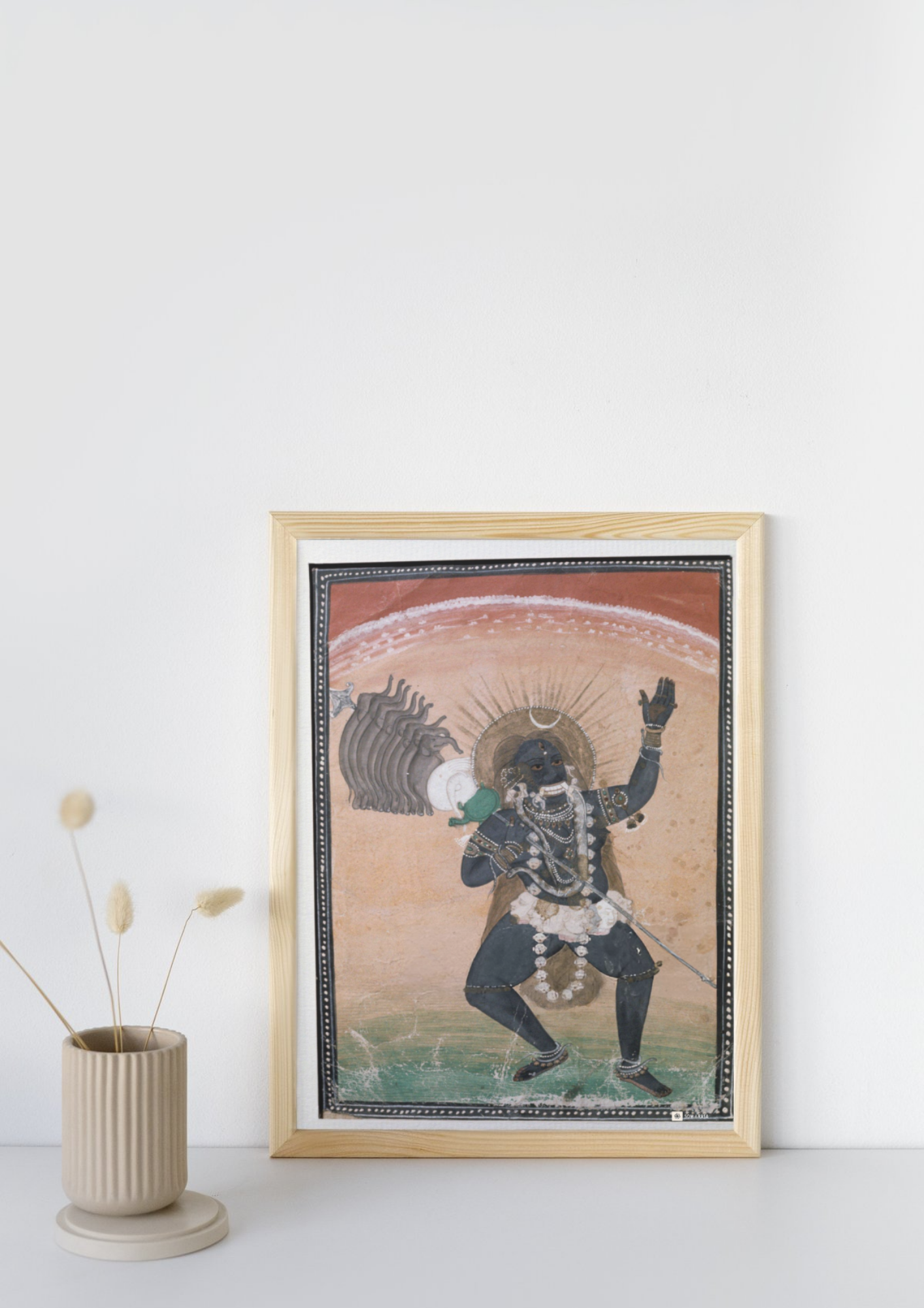 Goddess Kali – The Fierce Smile of Liberation (A3 Poster)