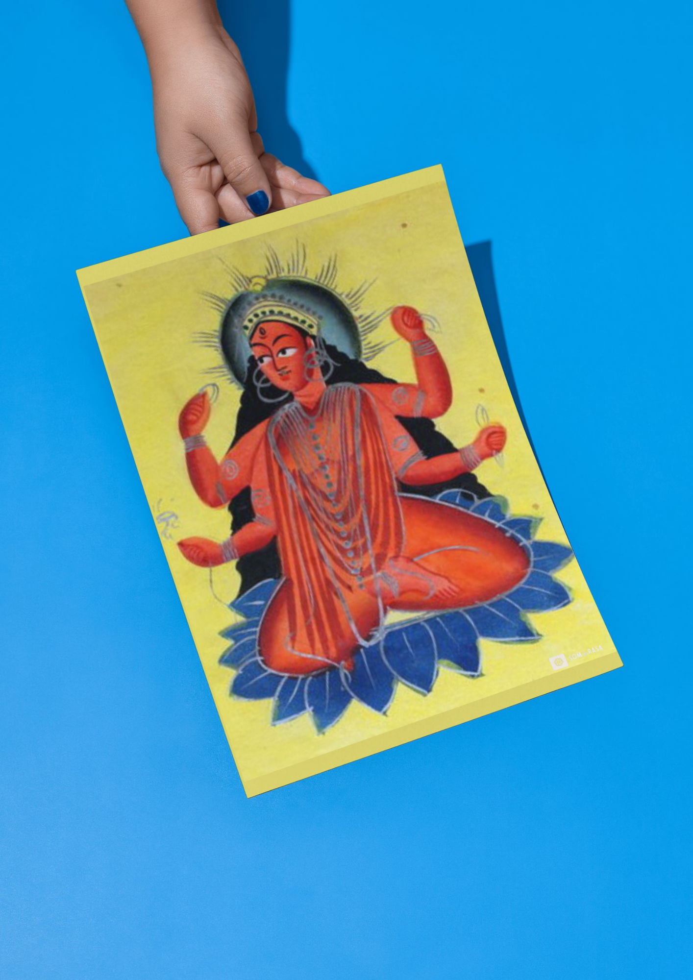 Matangi – Kalighat Painting Reprint (A3 Poster)