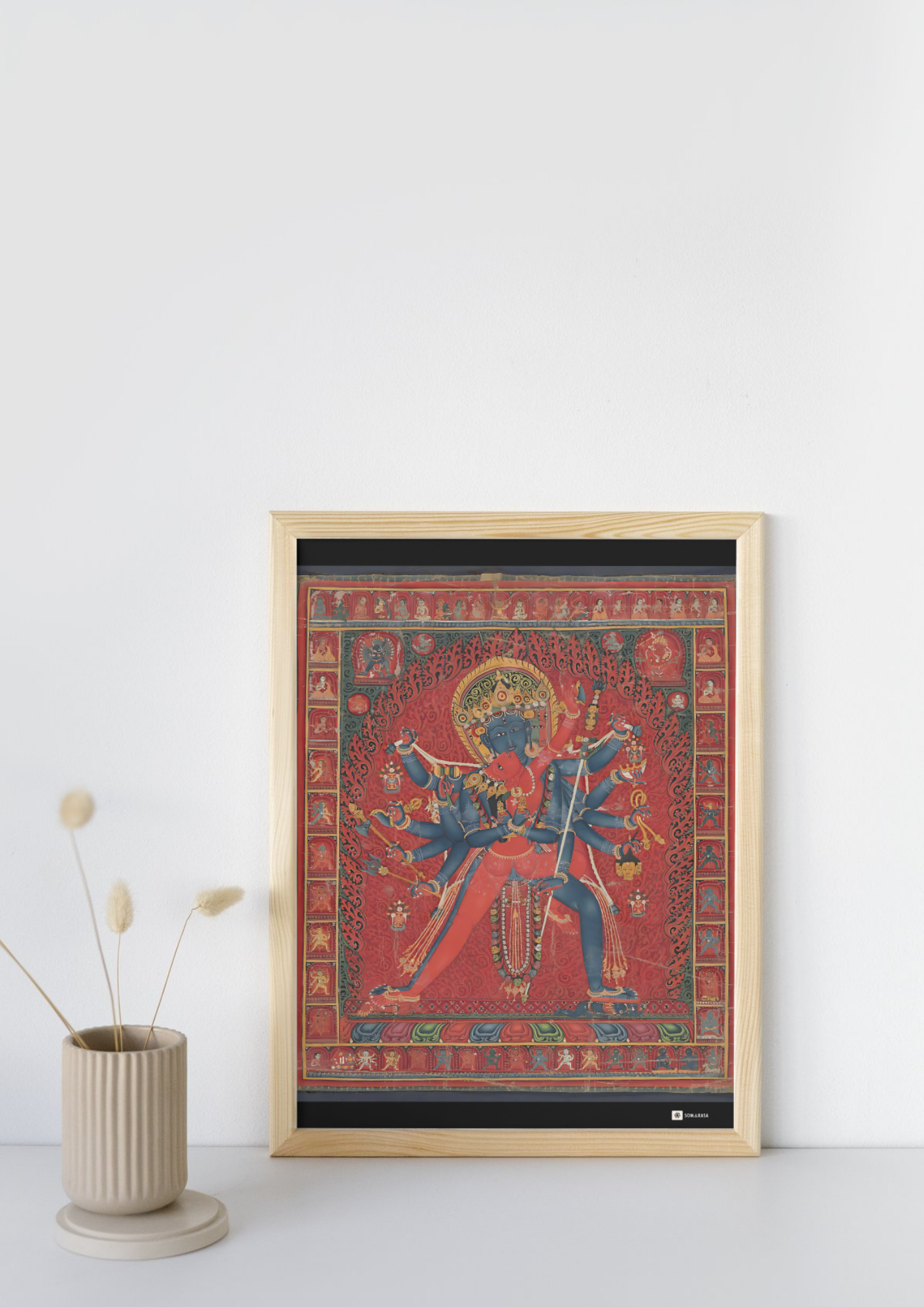 Chakrasamvara and Vajravarahi – The Ecstatic Union of Wisdom & Compassion (A3 Poster)