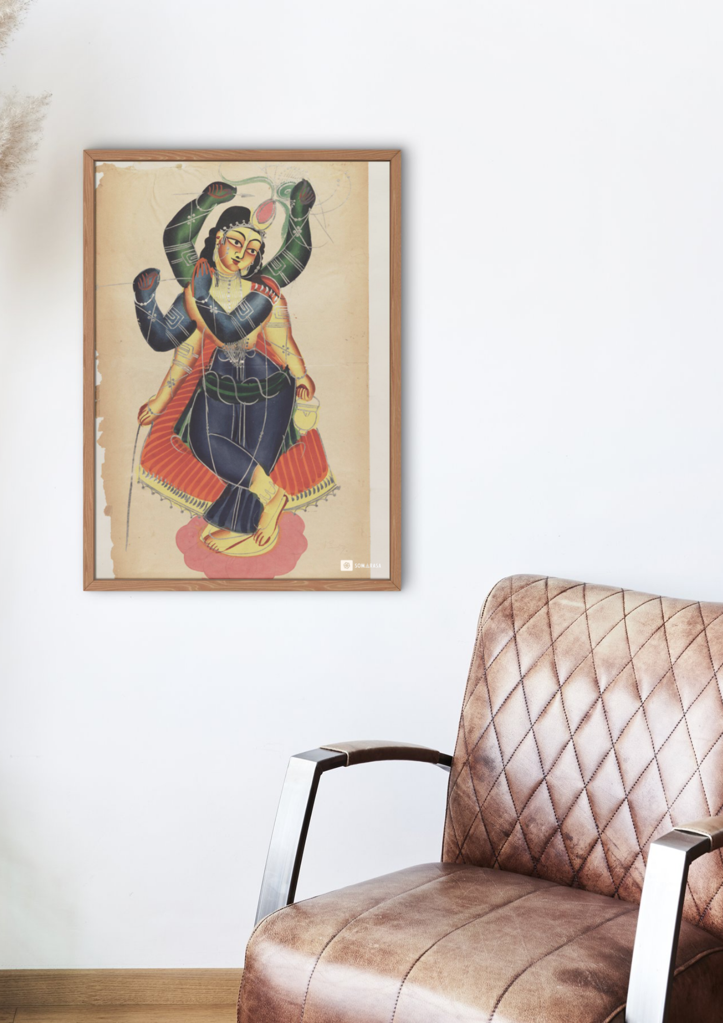 Krishnakali – Kalighat Painting Reprint (A3 Poster)