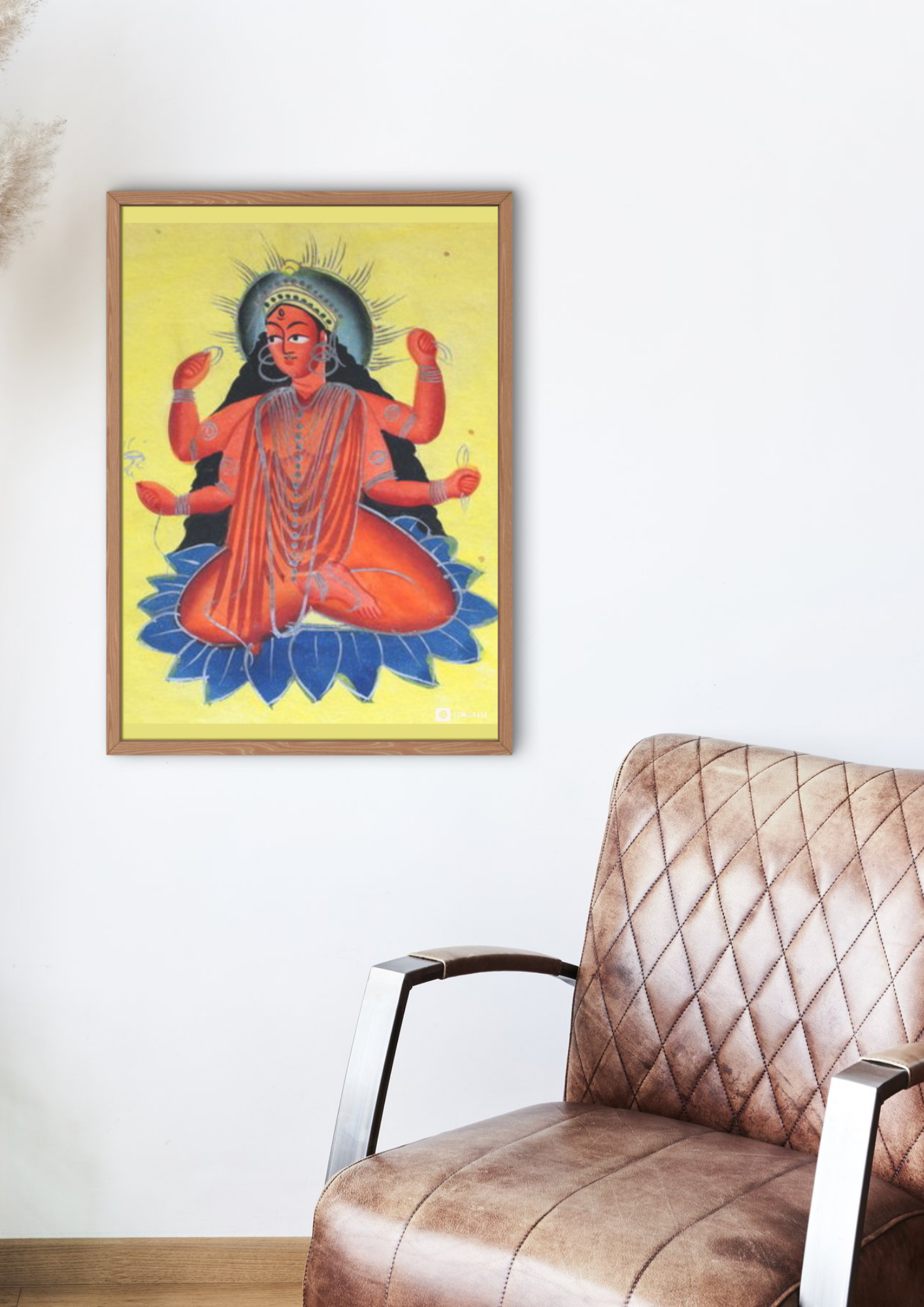 Matangi – Kalighat Painting Reprint (A3 Poster)