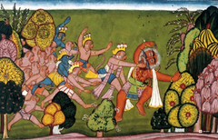 Angada Strikes – Vanara Valor Unleashed - Shangri Ramayana Folio (16×24 Poster)