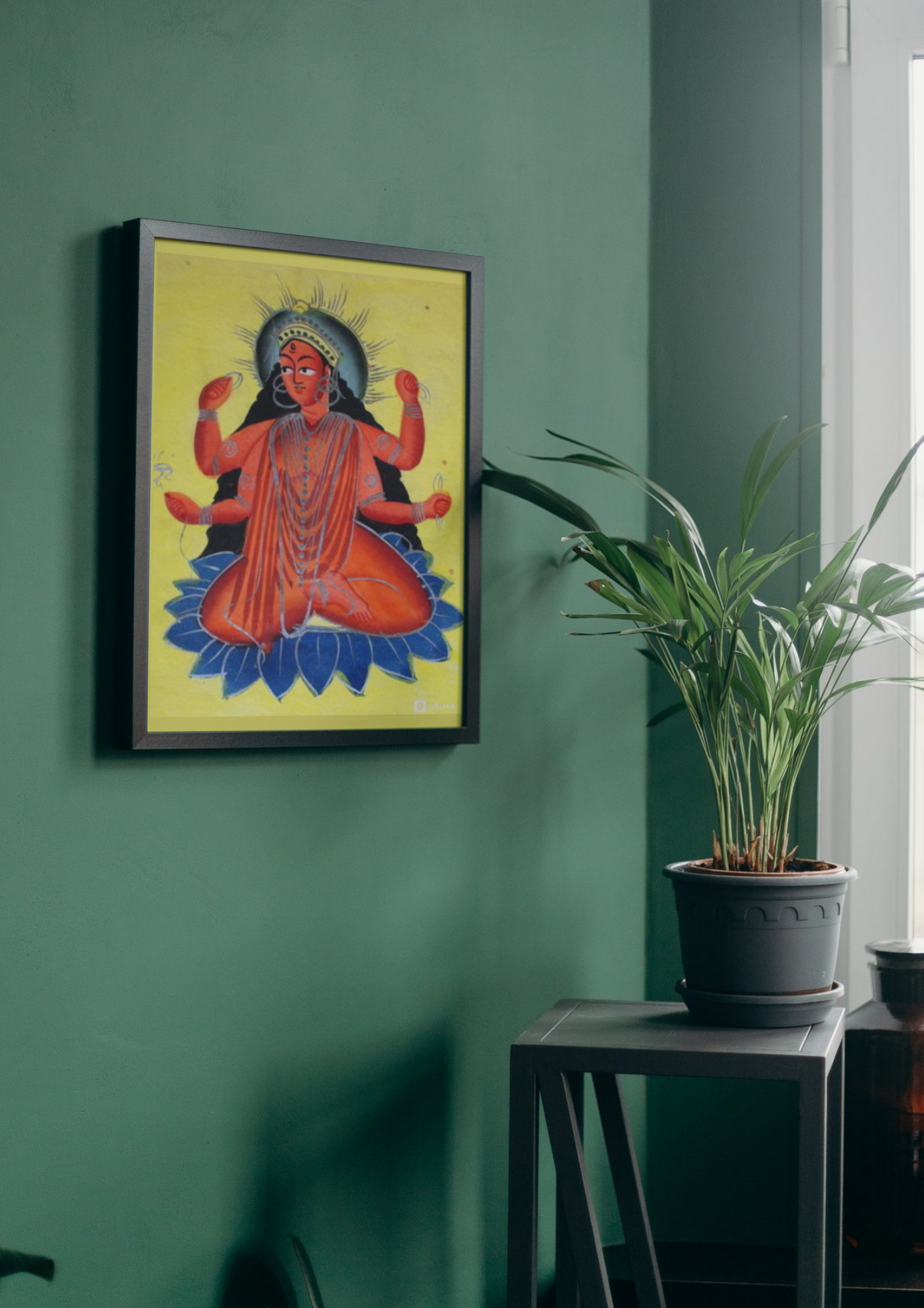 Matangi – Kalighat Painting Reprint (A3 Poster)