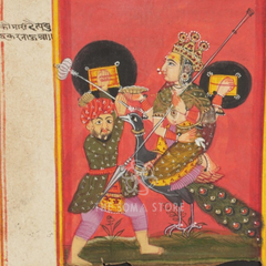 Kaumari's Divine Encounter – The Legend of Durga (14×14 Poster)